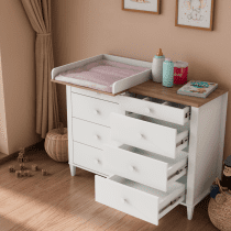 06 Комод Астин + нова белый+дуб