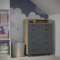 Пеленальный комод с органайзером Tesoro Maximus