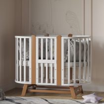 кроватка овальная на маятнике