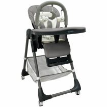 Стульчик шезлонг для кормления BubaGO Amelia (серый)