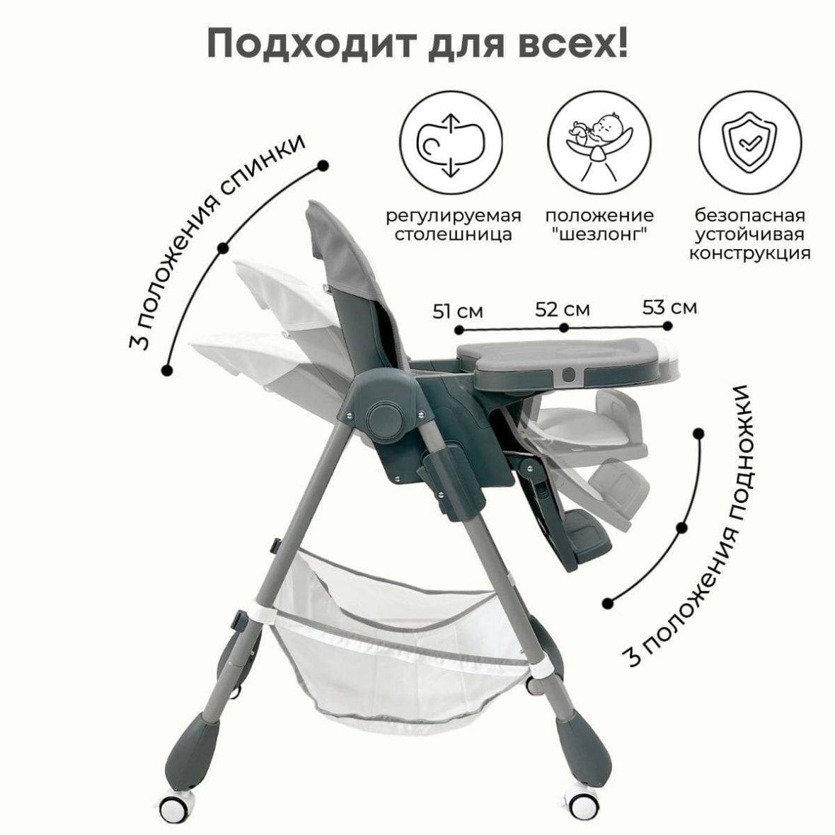 BubaGO Amelia (серый) 4