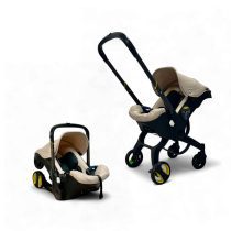 коляска автокресло BubaGO Mirco 4 в 1 (бежевый)