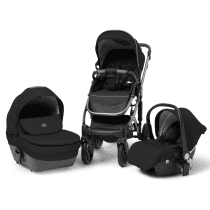 Модульная коляска BubaGO Rosano 3 в 1 (черный)