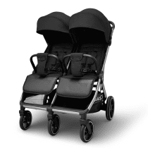 Прогулочная коляска для двойни bubago Duo X black
