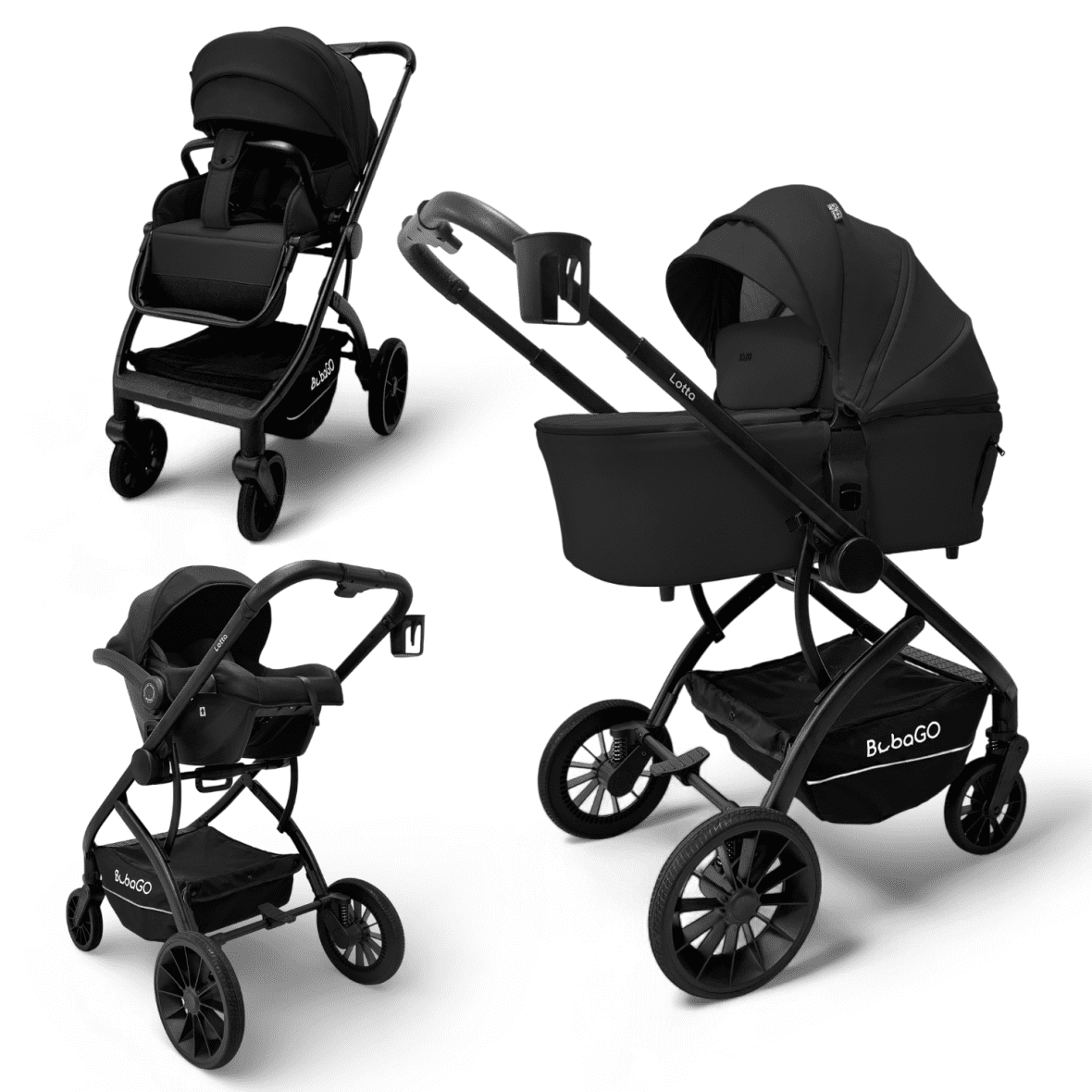 Модульная коляска BubaGO Lotta Thermo 3в1