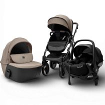 модульная коляска бежевая bubago savella