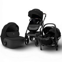 модульная коляска черная bubago savella