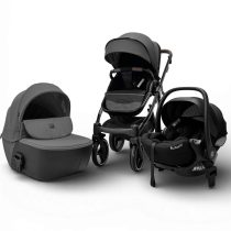 модульная коляска серая bubago savella