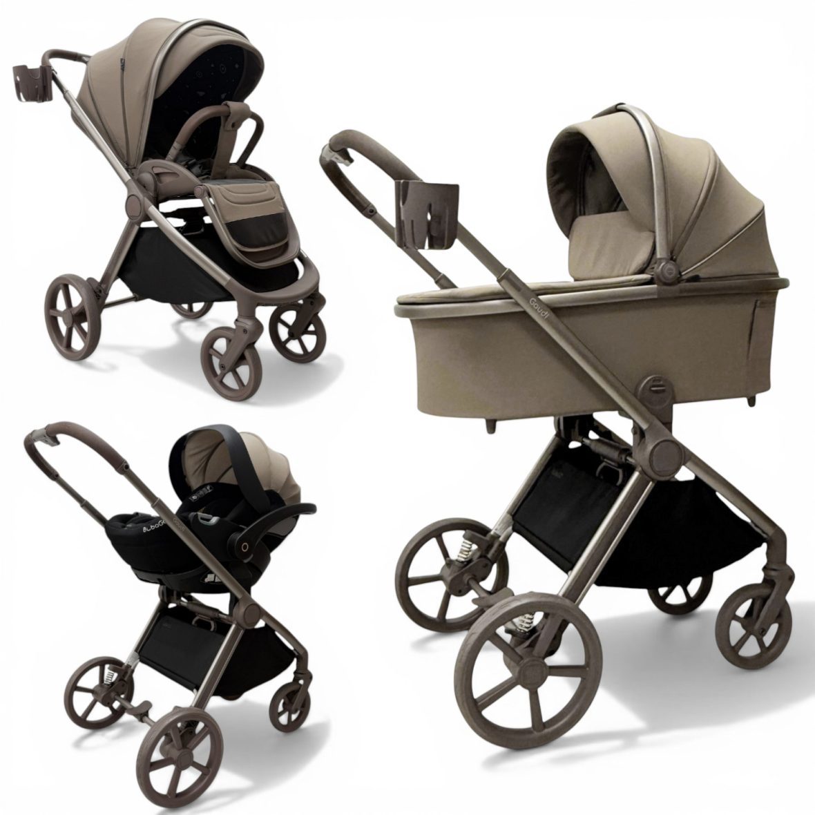 Модульная коляска BubaGO Gaudi 3в1